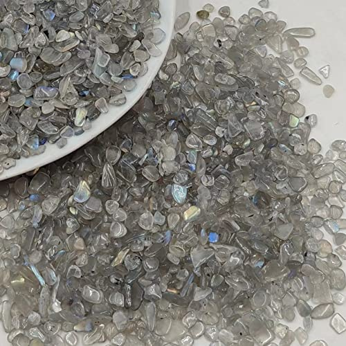 Gravier gris naturel 100 g - Pierre précieuse minérale - Décoration d'intérieur - 100 g en vrac