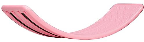 ZONEKIZ Balance Board Kids Wobble Board, Stepping Stone, Montessori Toy for Children, Nursery Toy, for Ages 3-6 Years, 82 x 27.5 x 19.5cm - Pink