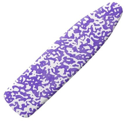 Jeiento Bügelbrettbezug mit elastischem Rand, 38,1 x 137,2 cm, waschbar, schützende Ersatzbezüge, schmutzabweisend, scheuerbeständig, Polyester, Violett