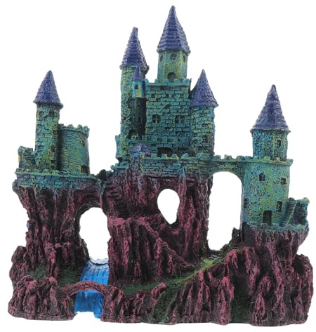 HAPINARY Aquarium-steingarten-Schloss Simulation Eines Steingartenschlosses Aquarium-landschaftsdekor Künstliche en-Dekoration en-Ornament -dekorationszubehör