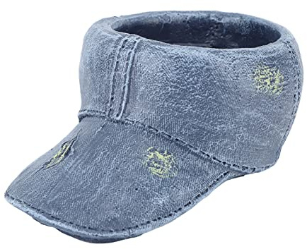 Wnvivi Cowboy hatt blomkruka, retro cowboyhatt kläder harts växt blomkruka, kreativ suckulent kruka för trädgårdsdekoration