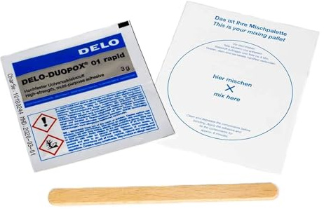 10x Delo Duopox rapid 01, 2K Epoxid Hochleistungskleber 3g