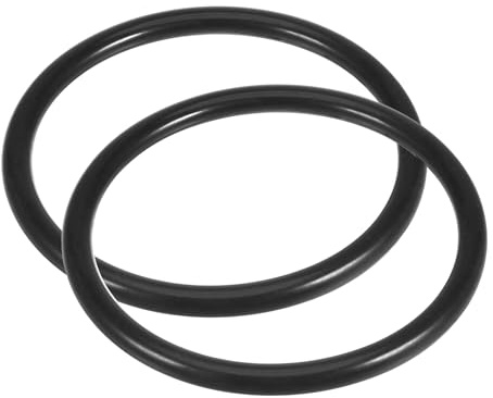 Kozelo 2 Pieza Correa Elástica Universal para Motor de Máquina de Coser - [17(440mm) de Perímetro x 8.6mm de Grosor] para Uso en Accesorio de Máquina de Coser Doméstica, Negro