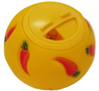 Hedgehog Treat Ball – Futterball für Haustiere | Hamster-Snack-Ball | Treate Nager-Futterspielzeug | Interaktive Verteilungspunkte von uns