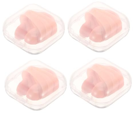Parliky 4pièces Clip De Nez pour Natation Sangle Accessoire De Natation pour Adultes Et Garçon Fille Protection du Nez