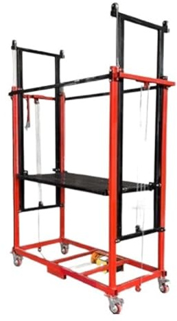 Multifunktionell Lyftbord Maxbelastning 300 kg, elektrisk lyftställning, mobil hopfällbar multifunktionell hiss Takläggning(4M)