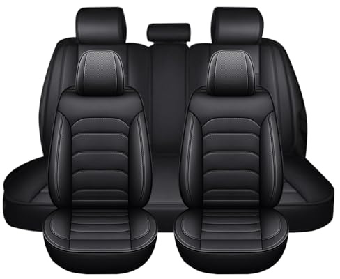 JPDEDIAN Funda Asiento Coche para Renault Symbioz 2025,Cubre Universal Protector Delantero para Delantero y Trasero,Accesorios de Automóvil(Negro)