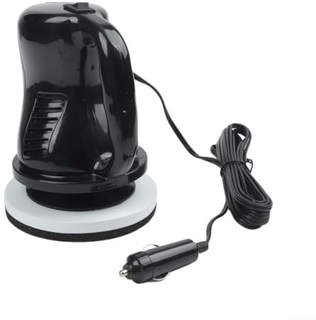 Lucidatrice portatile per auto, 12 V, per ceratura e smaltatura, per auto, moto, barca, dettaglio, con costruzione in ABS nero