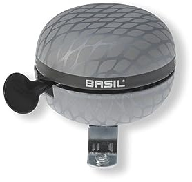 Ding-Dong Glocke Basil Noir silver metallic, Ø 60mm (1 Stück)