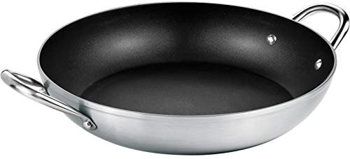 Tescoma 606846 GrandChef Padella Antiaderente, Due Manici, Grigio/Nero, 36 cm
