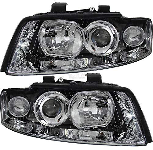 Diederichs Scheinwerfer Set für Audi A4 8E B6 Bj. 00-04 H7+H7 elektr. LWR Limousine Avant