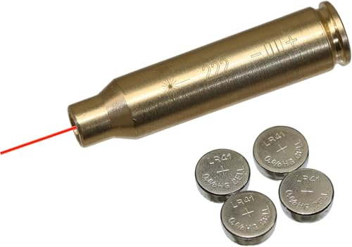 MAYMOC 222 Bore Sight Cartouche Red Dot avec 2 Jeux de Piles
