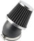 Evermotor 48mm 49mm 50mm Universale 45° Collettore in Gomma Doppio Strato Acciaio Sport Filtro Aria Filtro Aria Filtro Aria per Moto Scooter ATV Ciclomotore Scooter Nero