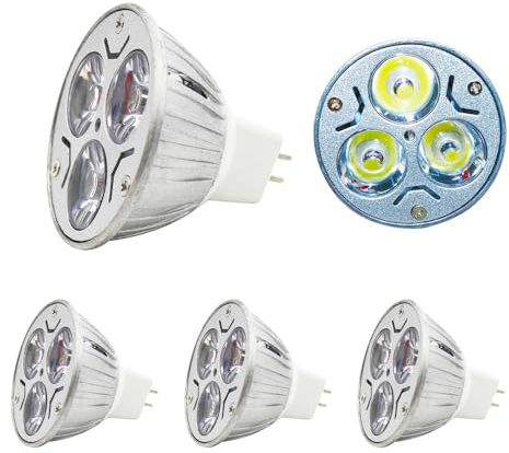 Chao Zan MR16 GU5.3 LED Lampe,3W,300Lumen,30°Abstrahlwinkel 12V AC Glühbirne,Nicht dimmbar LED Leuchtmittel