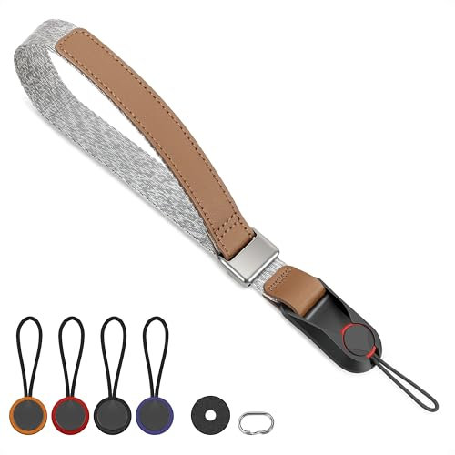 Sunya Cinturino polso fotocamera con fibbia a sgancio rapido. laccio fotocamera polso in nylon per fotocamera compatibile con fotocamere DSLR