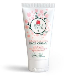 Seven Roses Crème hydratante pour le visage à l'eau de rose 50 ml