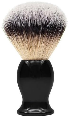 Shaving Brush Traditional Men Shaving Brush Rich Lather Shave Brush Bristle Brush for Male Grooming, Barbers and Salon. Wet Shaving Brush for Men Using Shaving Cream, Foam & Soap Black Resin Handle