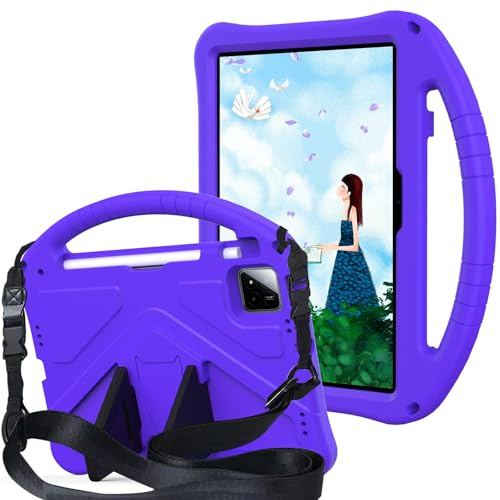Viajes con tableta Funda Compatible with niños compatible con Xiaomi Mi Pad 7/Pad 7 Pro de 11,2 pulgadas, funda protectora ligera de EVA Compatible with niños, funda protectora a prueba de golpes, res