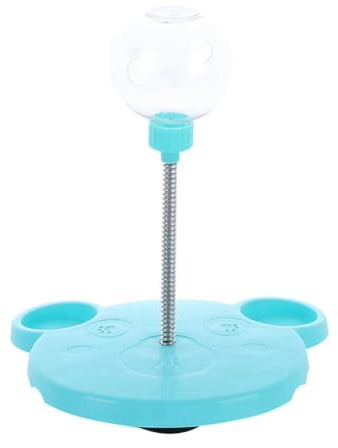 Ounfhtrttk Pelota de Comida Interactiva para Mascotas, Juguete Interactivo de Golosinas para Interiores, Suministros para Gatos, Color