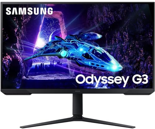 Samsung Odyssey G3 G30D Gaming Monitor | 32 VA Display | 1920 x 1080 | 180Hz | 1ms Response | Wall Mountable | Height, Tilt, Swivel and Pivot Adjust | Black