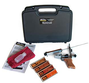 KME sistema de afilador de cuchillo de precisión con 4 oro serie Diamond Hones – Modelo kf-d4
