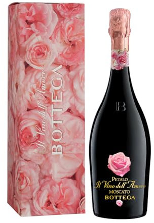 Bottega Il Vino Dell'Amore Petalo Moscato Sweet Sparkling Wine with Gift Box - 750 ml