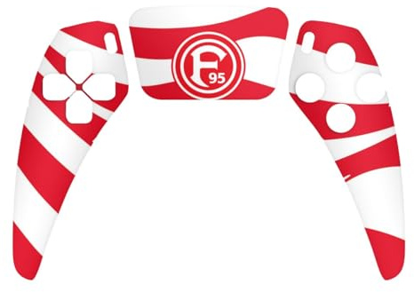 DeinDesign Skin kompatibel mit Sony PlayStation 5 Controller PS5 Folie Sticker Offizielles Lizenzprodukt Fortuna Düsseldorf Fußball