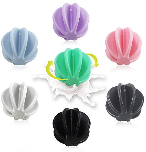 PUDSIRN Milchshake-Protein-Shaker-Bälle, Kunststoff, Mischkugel-Flaschenmischer, bunte Schneebesen-Shaker-Bälle für Protein-Shaker-Flasche (4,5 cm), 7 Stück