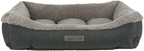 Bendson Vital Bed, Fyrkant, 110 × 85 cm, Mörkgrå och Ljusgrå