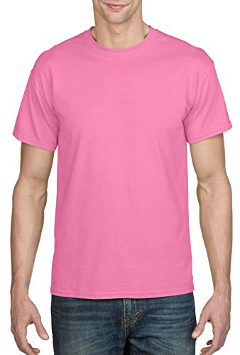 Gildan Mens DryBlend 50 Cotton/50 Poly T-Shirt, (Azalea), Large