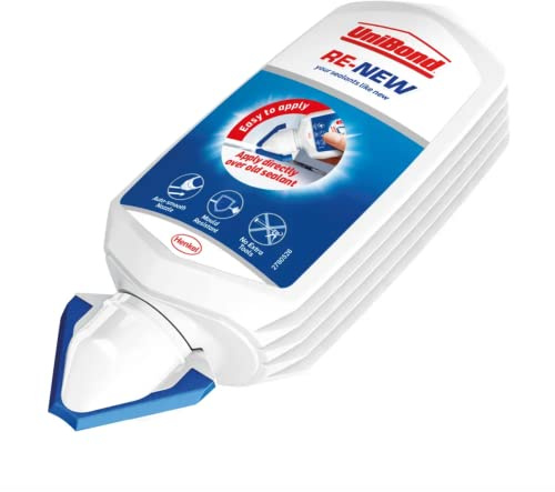 Unibond UniBond RE-New Bathroom/Kitchen Silicone Sealant White 80ml 2760633