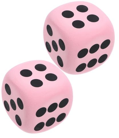 WOONEKY 2stücke Grosse Schaumstoffwürfel Zahlenwürfel Lernwürfel Multifunktionswürfel Tischwürfel Partyspielwürfel Würfelrequisiten Spielrequisite Für Party Spielen Requisiten