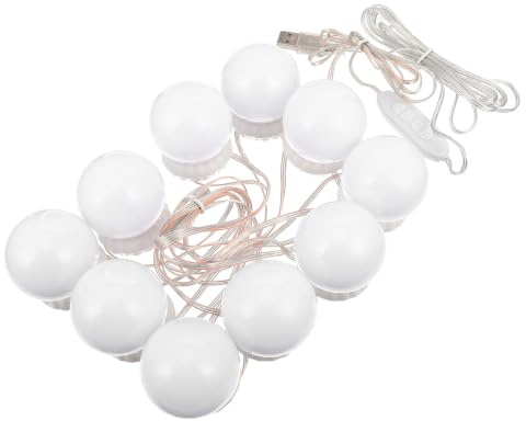 KITANDOVE Kit d 39 Éclairage Led Pour Miroir De 10 Ampoules à Intensité Variable Pour Salon Salle De Bain