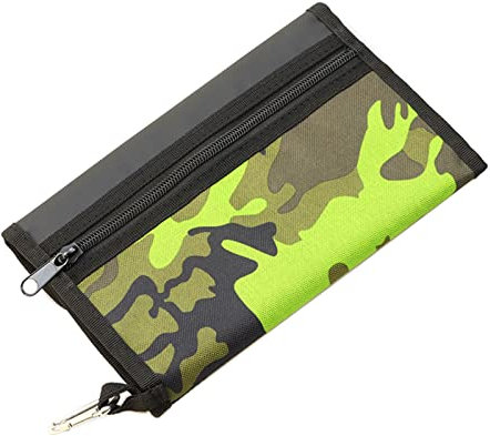 bnsggl Froiny Aufbewahrungstasche Für Weiche Köder Wasserdicht Angelköder Binder Fliegenfischen Vorfächer Tackle Geldbörse Tasche Mit Karabiner