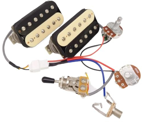 Professionell Gitarr Ledningssele Alnico 5 57 Gitarr Humbucker Pickup Kablage(Type2)