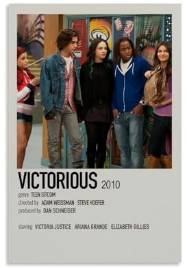 Victorious Poster, ästhetisches Vintage-Wandkunst, Leinwand-Poster, dekoratives Gemälde, Wohnzimmer, Schlafzimmer, Dekoration, 30 x 45 cm, ungerahmter Stil