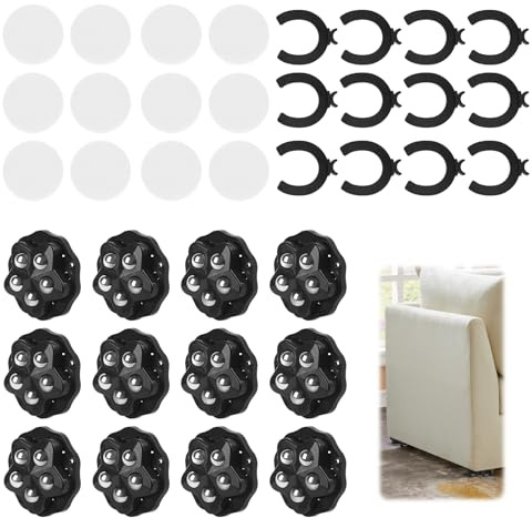 12 Stk Kugelrollen Schwerlast,Möbelrollen Flach,Rollen für Möbel,Schwarz | Rollen Zum Kleben 200kg, Selbstklebende Starkes Rollenrad 360 Grad Rollen für Möbel, Aufbewahrungsbox, Kleingeräte