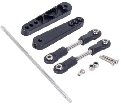 1 set metall bakre svängstång anti-lutningsstång kit kompatibel med RC bildelar 1 10 skala modeller Wraith RR10 90048 90053 för artikelnummer 90048 för 90053 (svart)