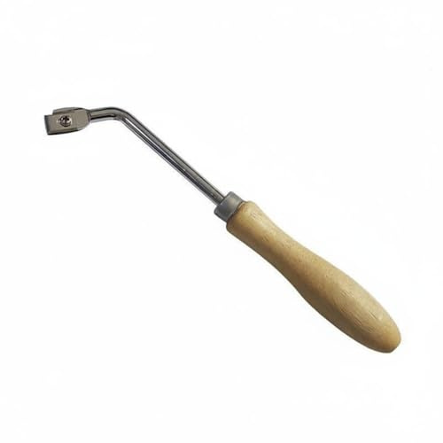 MotiveTech Outil de Rainurage pour Sol Cutter de Rainure Outil de Coupe Couteau à Rainurer Outil Manuel Poignée Bois et Tige Métal pour Tracer des Joints