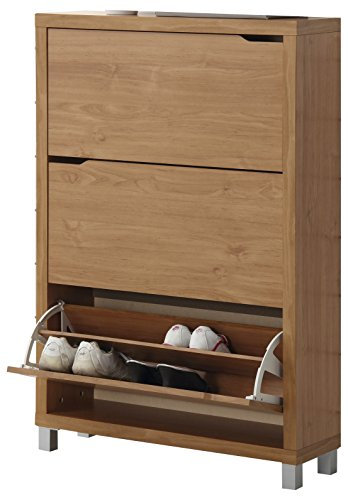 Kit Closet 4030465003 - zapatero kubox 3 puertas, maple, 119 x 79 x 24