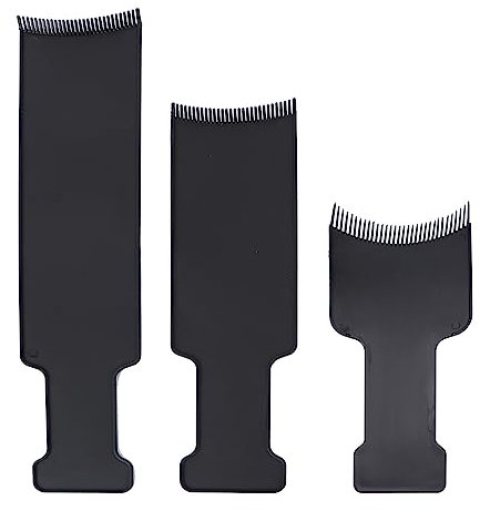Beaupretty Tablero De Tinte Oxigenada Para Decolorar 3PCS Flat Paddle Board Peine para para el () Tabla Para Balayage Tablero De Balayage Espátulas Para Cabeleireiro