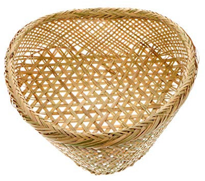 BESPORTBLE Heart Shaped Storage Basket Bamboo Woven for Snack and Food Container for Kitchen Organization and Storage Baskets Use