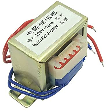 CHJIENJUJIDZ EI57-20W Transformateur d'isolement DB-20VA 20W 220V à 220V 1: 1 Isolation de sécurité Antijoutation
