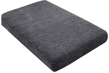 Rifuli Universal-Sofabezug Tragen Sie hochelastisches, rutschfestes Polyester Universal-Möbelbezug Tragen Sie Universal-Sofabezug Lammfell Teppich (Grey #3, One Size)