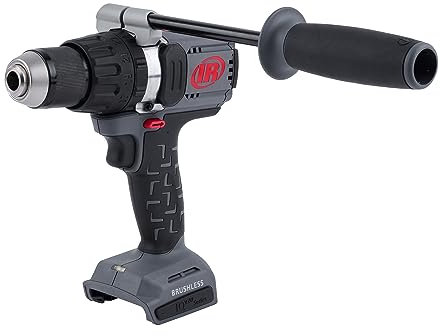 Ingersoll Rand D5241 IQV20 Trapano a Percussione Senza Fili 120 Nm con Motore Brushless e Design Gommato Resistente all'Impatto