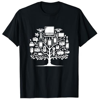 Gadgets Las herramientas de la era moderna Tecnología Tecnología Gadget Camiseta
