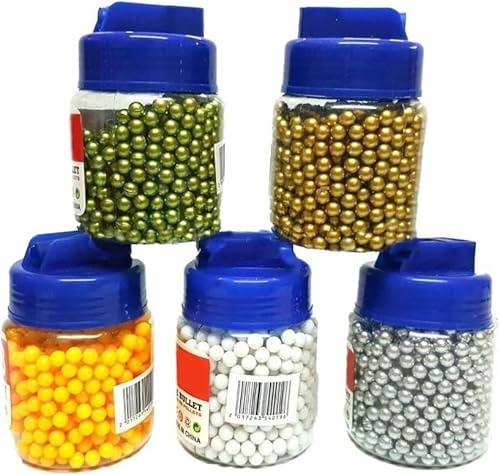 YSAMAX 1000 Pcs BB Pellets, Bullet for BB Gun Tanks Plastic Toy, Smooth Polished Surface, Toy Gun Bullets, Airsoft Bullets, Round Firing Balls for BB Gun