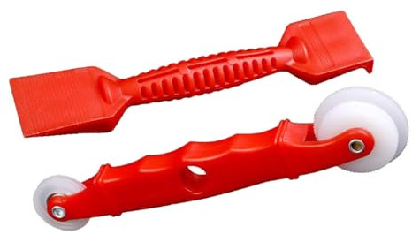 2x Screen Door Window Installation Screen Rolling Tool Glazing Shovels Sealing Strip Presser Screen Roller Tool Set Fittings