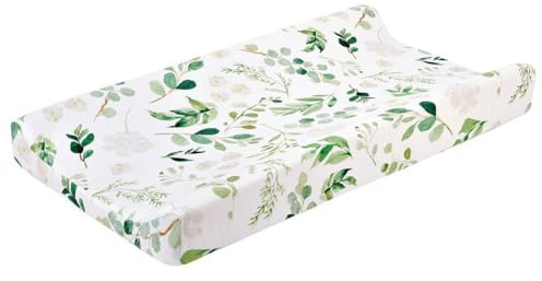 Housses De Matelas À Langer Pour BéBé, Housse De Table À Langer Respirante À Motifs Imprimés Mignons Pour Bébés Garçons Filles