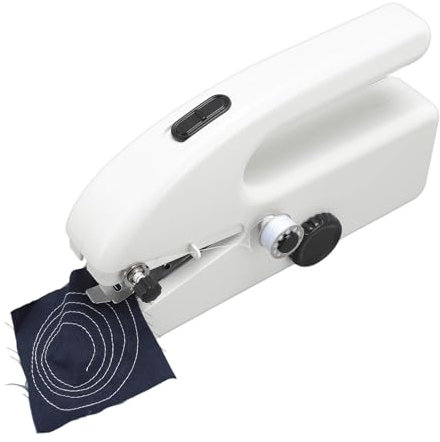 HERCHR Mini-Handnähmaschine, Handnähmaschine, Nähmaschine Für Anfänger, Tragbare Handnähmaschine USB Multifunktionale Mini-Elektro-Handnähmaschine